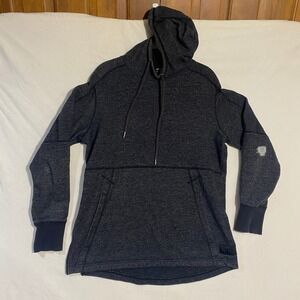 Under Armour Training Division Hoodie Mens Large Grey Side Zip Sweatshirt M1
